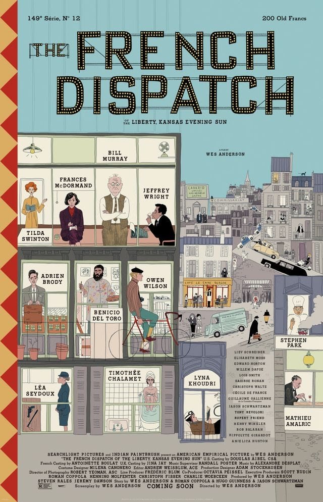 Wes Anderson estrena el tráiler de su nueva cinta The French&nbsp;Dispatch