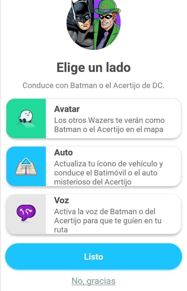Batman te guiará por la ciudad en&nbsp;Waze